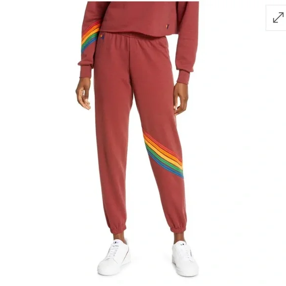 Aviator Nation Chevron Stripe Joggers - Picture 4 of 11